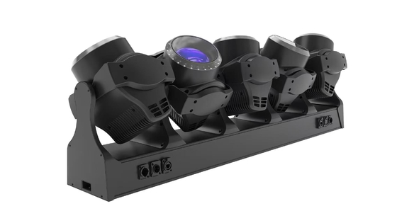 Upgradeable Empire 5X120W LED Par Lighting with Fan Speed Adaptive Adjustment and 5 Independently Controlled Lamp Heads